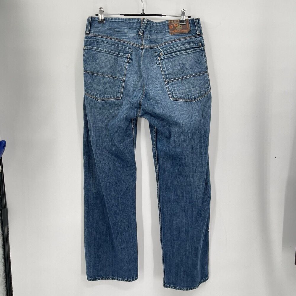Vintage‎ Polo Ralph Lauren Jeans Mens  Blue Medium Wash Denim Straight Leg 36 - Picture 10 of 16